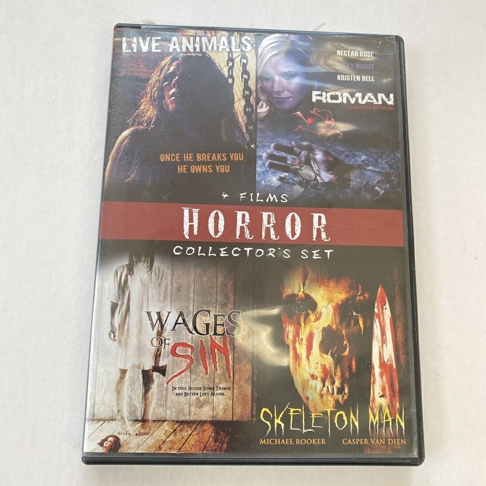 1307 Horror Collectors Set, Vol. 3 (DVD, 2010) Live Animals, Rioman +